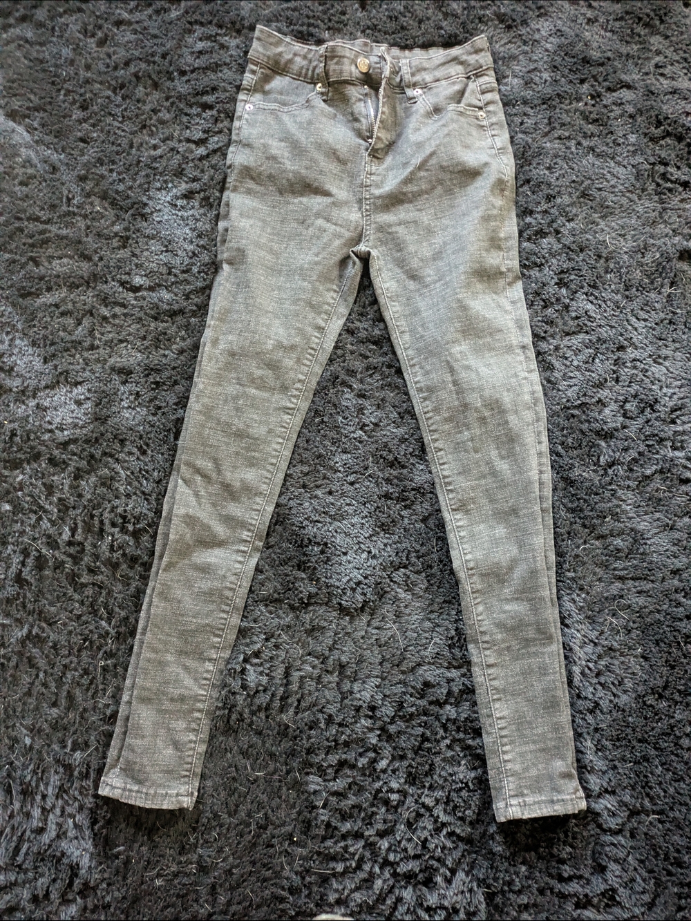 Women's Skinny Jeans in Light Gray